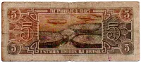 C111 - 5 Cruzeiros - Série 010 - Índio - Data: 1961 - R - Foto 2
