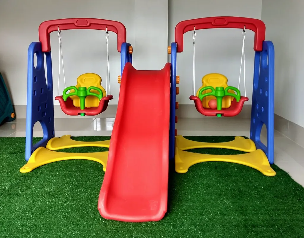 Balanço Duplo  com Escorregador - Modular