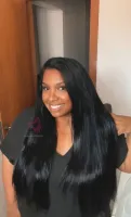 ISA 60/65cm  versao  350 gramas Lace Front UltraHD humana AlBan cabelo brasileiro repartição  LivreBigPlus® - Foto 5