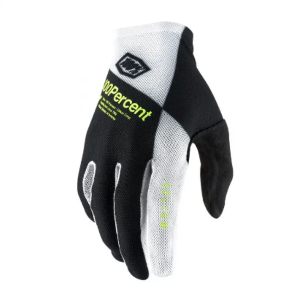 LUVA CELIUM PRETA/BRANCA - 100%