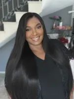 Lace Natural PAMELA   300g  65/70 Lace Front UltraHD humana cabelo brasileiro repartição  LivreBigPlus®