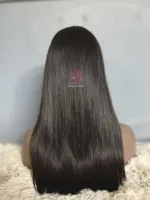 Lace Natural PAMELA   300g  65/70 Lace Front UltraHD humana cabelo brasileiro repartição  LivreBigPlus®. - Foto 13