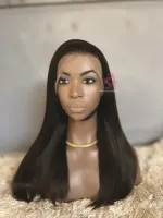 Lace Natural PAMELA   300g  65/70 Lace Front UltraHD humana cabelo brasileiro repartição  LivreBigPlus®. - Foto 14