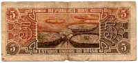 C111 - 5 Cruzeiros - Série 012 - Índio - Data: 1961 - UTG - Foto 2