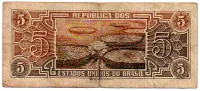 C111 - 5 Cruzeiros - Série 013 - Índio - Data: 1961 - BC - Foto 2