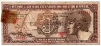 C111 - 5 Cruzeiros - Série 013 - Índio - Data: 1961 - UTG