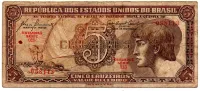C111 - 5 Cruzeiros - Série 015 - Índio - Data: 1961 - BC