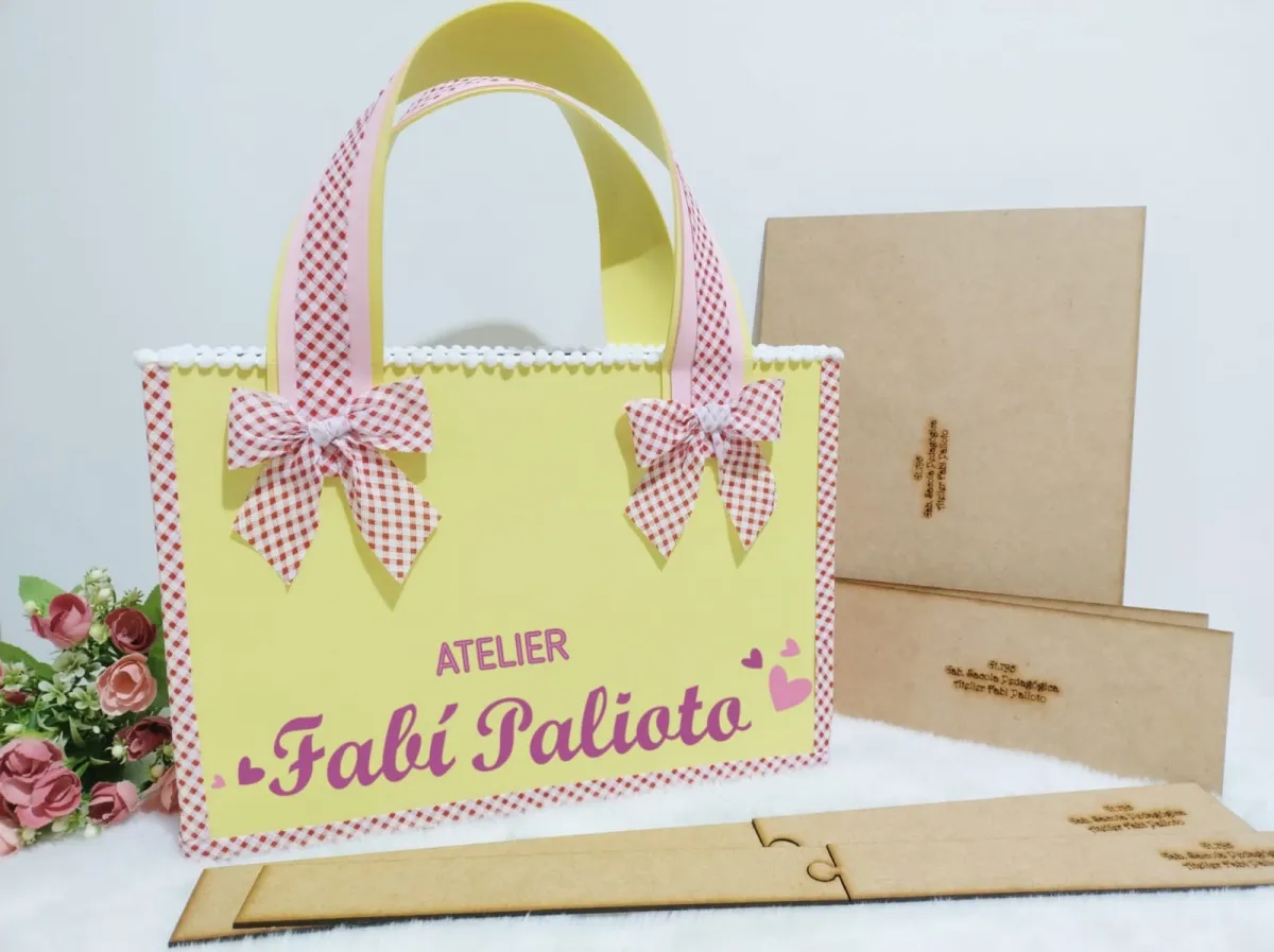 G1.795  Gabarito de Moldes  em MDF  Sacola Pedagógica 