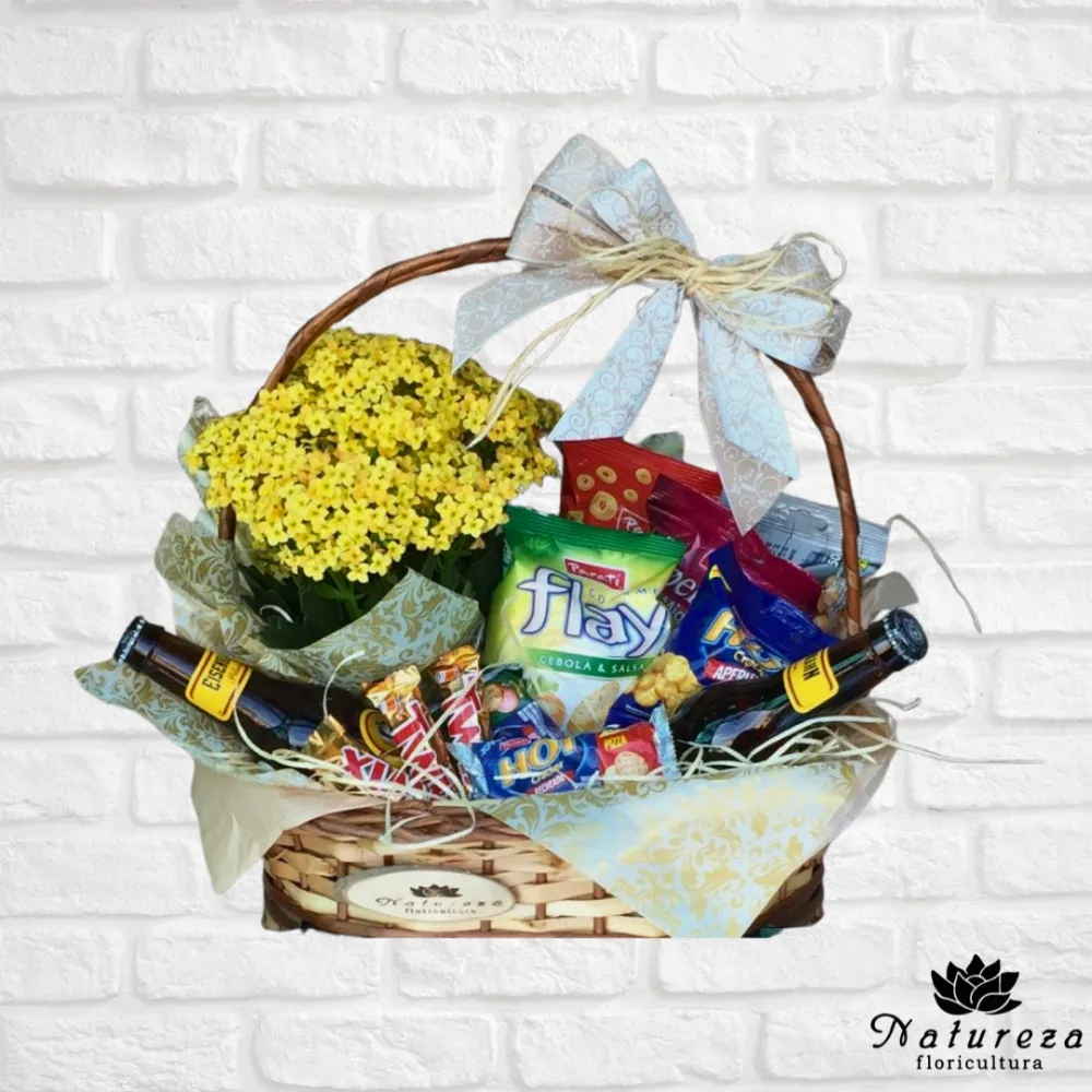 Cesta  de Aperitivo Para Uma Pessoa  Imagem