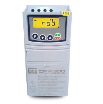Inversor De Frequência Weg Trifásico Cfw300 2cv 220v - 13059938 - Foto 2