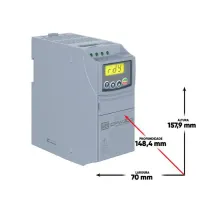 Inversor De Frequência Weg Trifásico Cfw300 2cv 220v - 13059938 - Foto 4