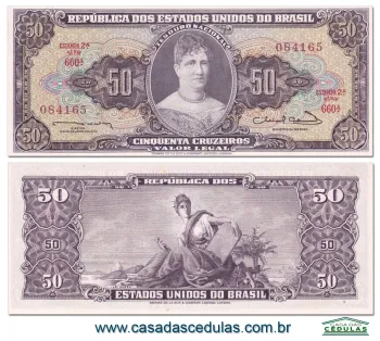 C093 - 50 Cruzeiros (Princesa Isabel) - Sob/Fe