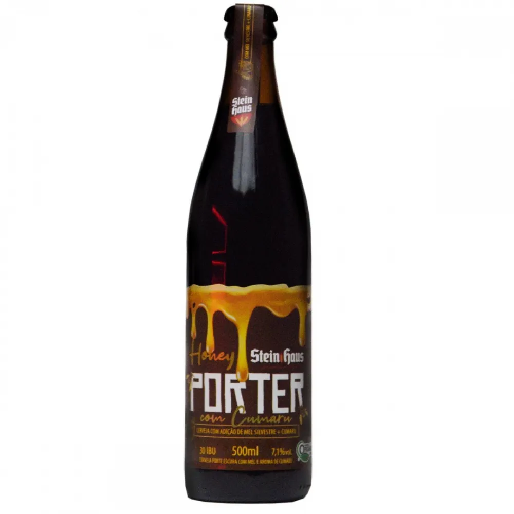 Coopernatural Cerveja SteinHaus Honey Porter com Cumaru ORGANICO 500ml