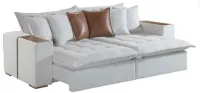  Sofá Cama retratil e reclinavel valencia/Tebas 230cm - Foto 3