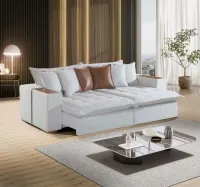  Sofá Cama retratil e reclinavel valencia/Tebas 230cm - Foto 7