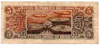 C111 - 5 Cruzeiros - Série 018 - Índio - Data: 1961 - MBC - Foto 2