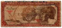 C111 - 5 Cruzeiros - Série 024 - Índio - Data: 1961 - UTG