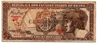 C111 - 5 Cruzeiros - Série 024 - Índio - Data: 1961 - R