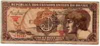C111 - 5 Cruzeiros - Série 025 - Índio - Data: 1961 - BC