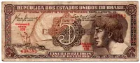 C111 - 5 Cruzeiros - Série 026 - Índio - Data: 1961 - BC