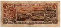 C111 - 5 Cruzeiros - Série 026 - Índio - Data: 1961 - BC - Foto 2