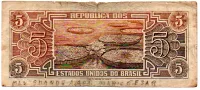 C111 - 5 Cruzeiros - Série 027 - Índio - Data: 1961 - UTG - Foto 2