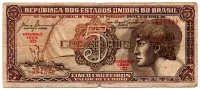 C111 - 5 Cruzeiros - Série 031 - Índio - Data: 1961 - BC
