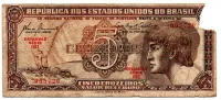 C111 - 5 Cruzeiros - Série 031 - Índio - Data: 1961 - UTG