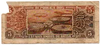 C111 - 5 Cruzeiros - Série 031 - Índio - Data: 1961 - UTG - Foto 2