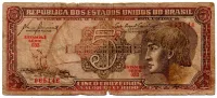 C111 - 5 Cruzeiros - Série 032 - Índio - Data: 1961 - R