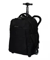 Mochila Carrinho 2 em 1 Sestini Rolling Crinkle Preto