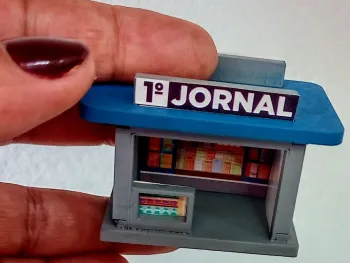 Banca de jornal Azul - Dio Studios 87446