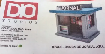 Banca de jornal Azul - Dio Studios 87446 - Foto 2