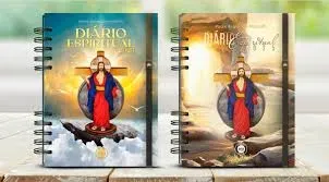 Diário Espiritual 2025 capa céu e capa pedra
