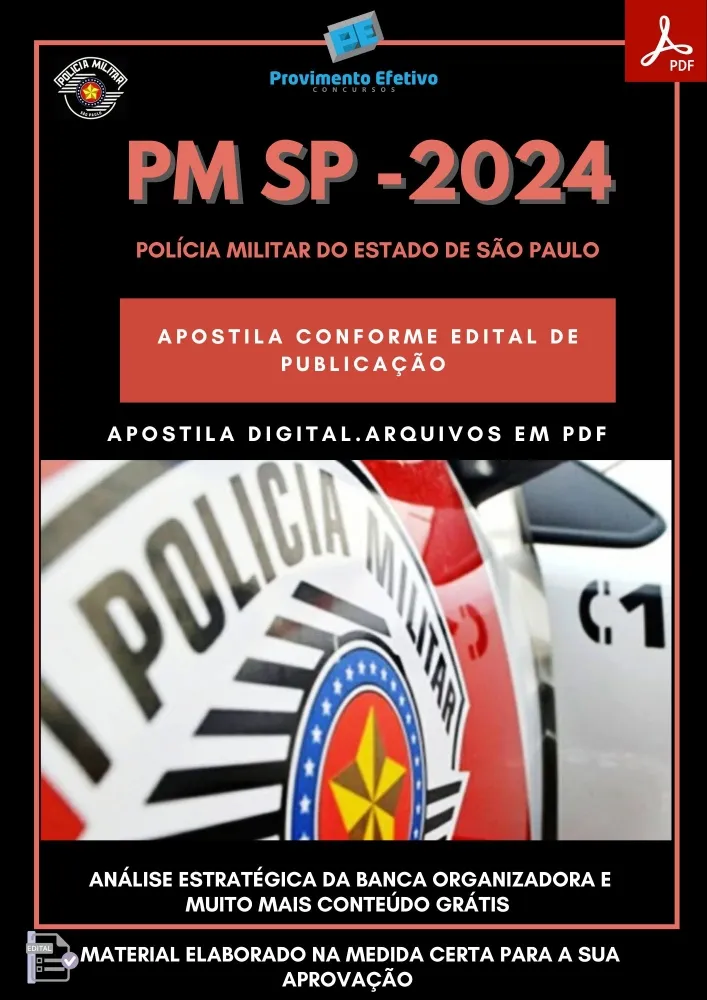 Apostila PM SP Soldado PM de 2ª Classe 2024