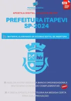 Apostila Pref Itapevi SP 2024 Agente Comunitário de Saúde