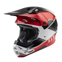 CAPACETE FORMULA CP VERMELHO/PRETO/BRANCO - FLY