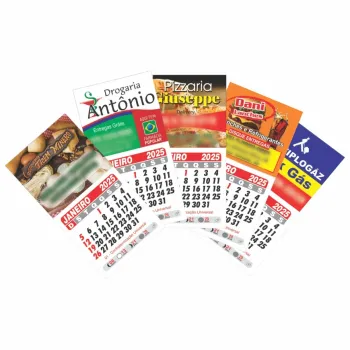 Imã com calendario