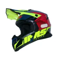 CAPACETE EXTREME VERDE/VERMELHO - IMS