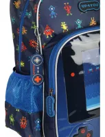 Mochila com Rodas Gamer UP4YOU Azul  IC41062UP - Foto 2