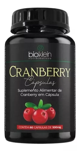 Cranberry Extrato 500mg 60 Cápsulas Bioklein