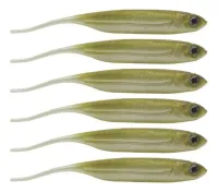 Isca Artificial Maruri Soft Bait W189 10cm 6unid + 2 Jigs  - Foto 4