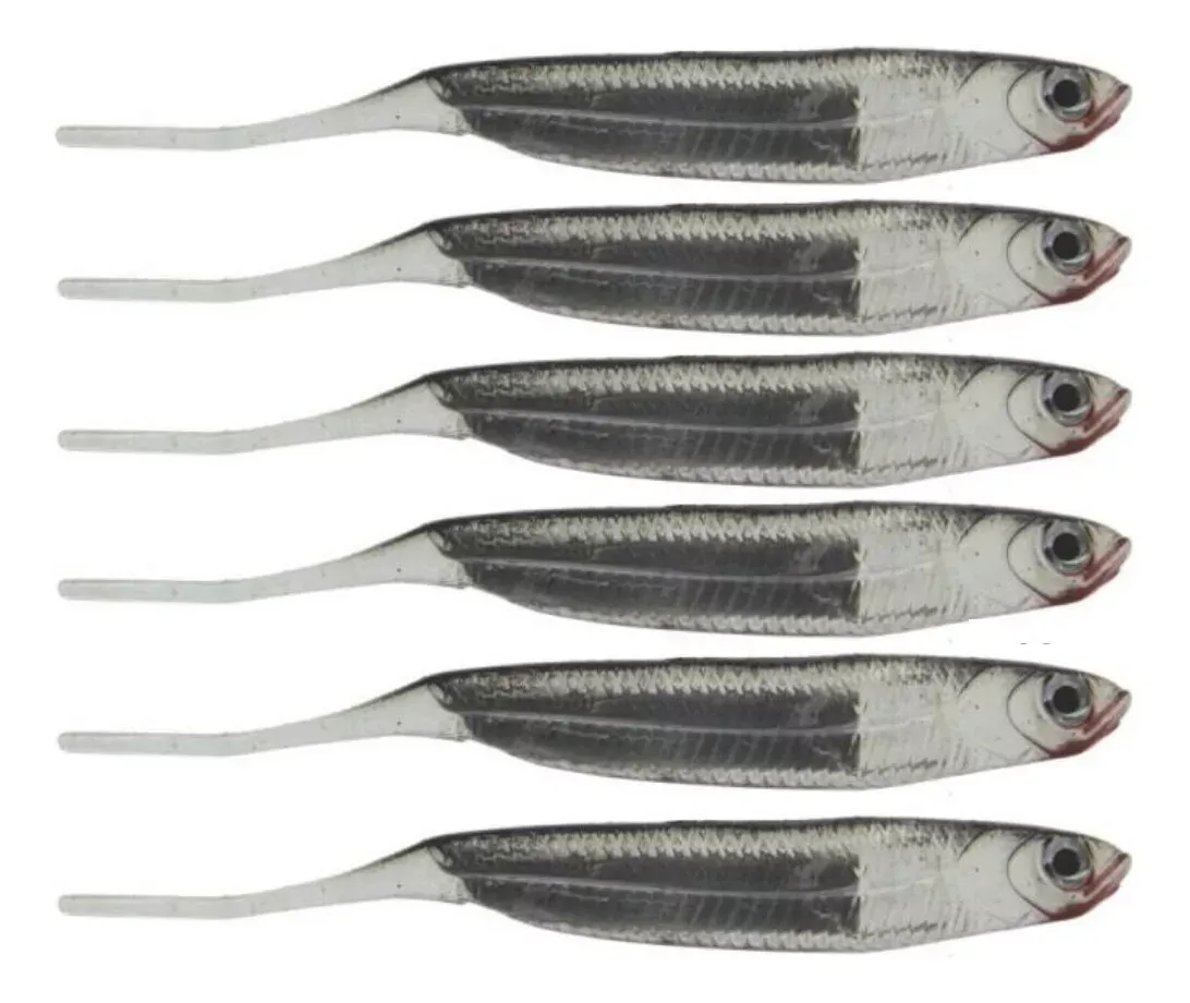 Isca Artificial Maruri Soft Bait W189 8cm 6unid + 2 Jigs