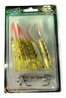 Isca Artificial Maruri Soft Bait W189 8cm 6unid + 2 Jigs - Foto 6