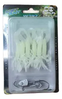 Isca Artificial Silicone Criatura Soft Bait W197 7cm C/6 Und - Foto 6