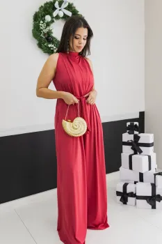 MACACÃO COM FAIXA DE AMARRAÇÃO -  FRAMBOESA - Foto 2