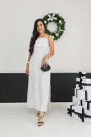 VESTIDO LONGO FLOR-  OFF WHITE - Foto 2