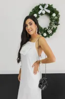 VESTIDO LONGO FLOR-  OFF WHITE - Foto 5