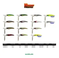 Isca Artificial Maruri Winner 70 Tucunaré Dourado Robalo 