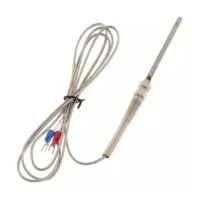 SENSOR TERMOPAR TIPO K PONTA 100MM 4 METROS - Foto 2